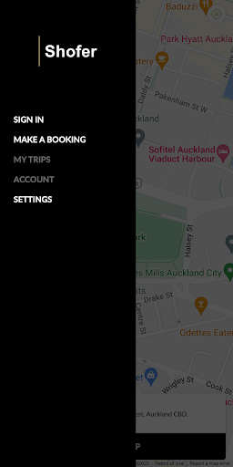 Android application Shofer - Dial a Driver screenshort