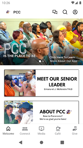 Android application Panorama Christian Center screenshort