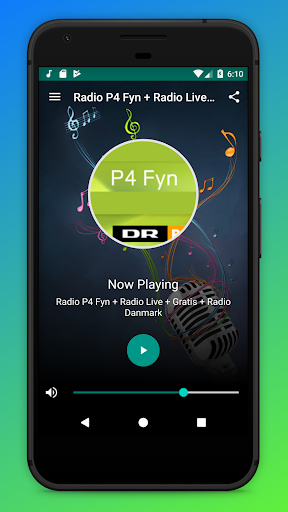 Android application DR Radio P4 Fyn App DK Online screenshort