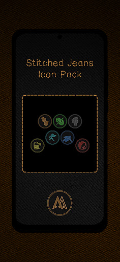 Screenshot of Stitched Jeans Icon Pack