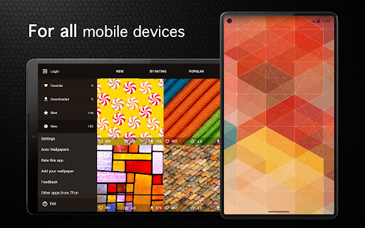 Screenshot of Texture Wallpapers 4K