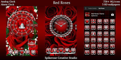 Red Roses theme Screen 2