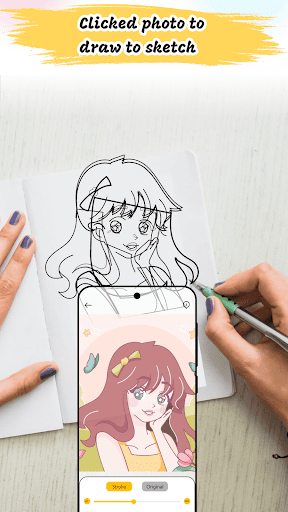 Android application Tik Tik AR Drawing - Sketch screenshort