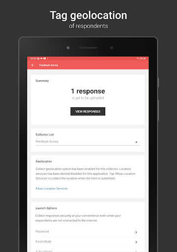Screenshot of Zoho Survey - Offline Survey