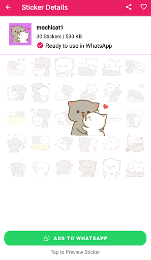 Mochi Cat Stikers Offline