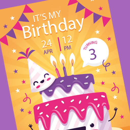 Invitation maker & Card design logo