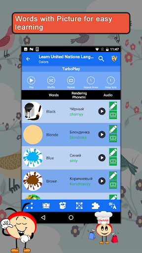 Learn UN Official Languages Screen 2