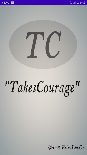 Android application TakesCourage screenshort