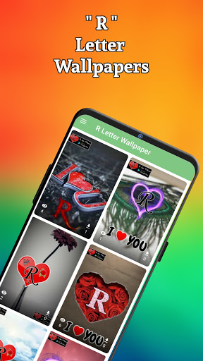 Android application R Letter Wallpaper - Photos screenshort