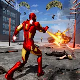 Iron Superhero Flying Crime 3D icon