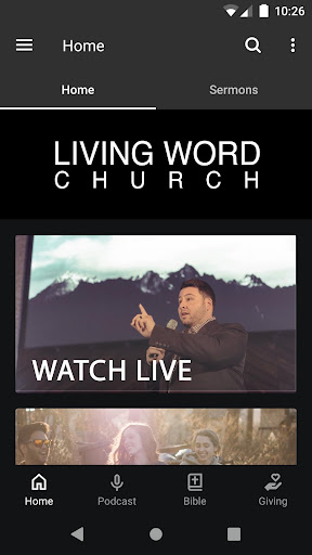 Android application Living Word Church NJ screenshort