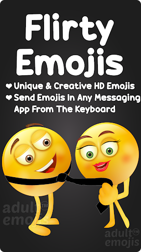 Android application Flirty Emoji Sticker Keyboard screenshort