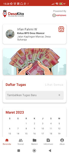 Android application DesaKita screenshort