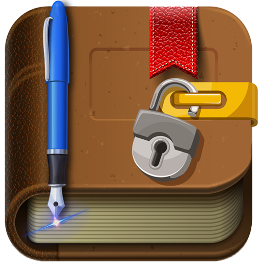 Secret Notes With Lock  Icon