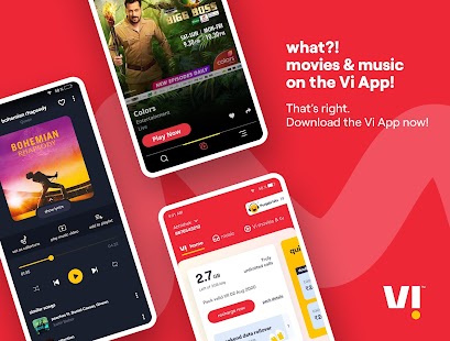 Vi App - Recharges & Music Screenshot
