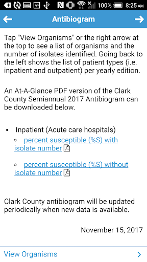 Clark County NV Antibiogram Screen 3