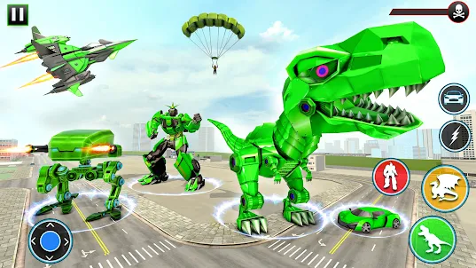 恐龍機器人汽車遊戲：機器人遊戲