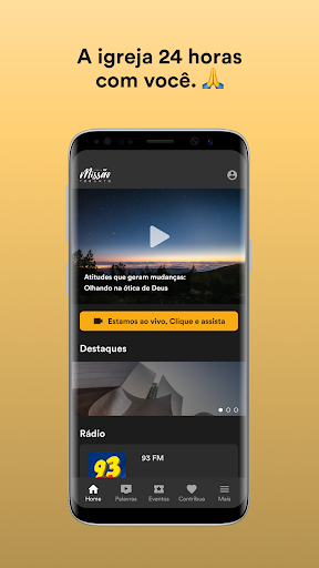 Android application Igreja Missão screenshort
