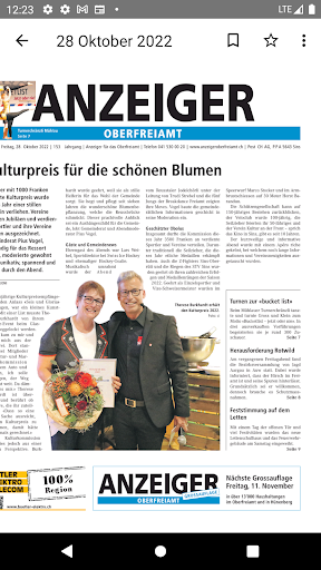 Anzeiger Oberfreiamt Screen 2