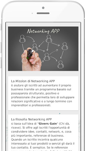 Networking APP Screen 2