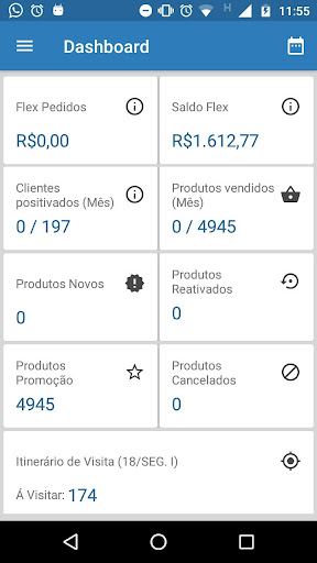 Força de Vendas - OraSystems Screen 2