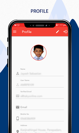 Android application Alitqan American School screenshort