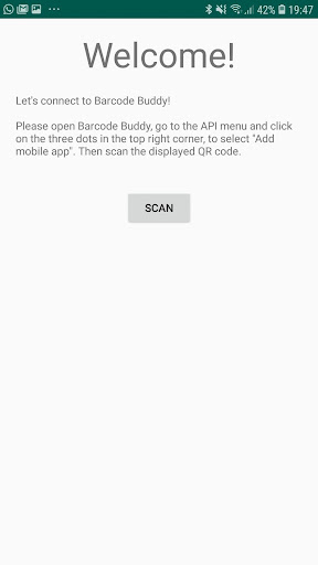 Android application Barcode Buddy screenshort