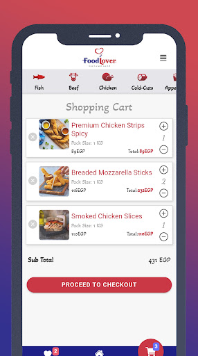 Food Lover Screen 3