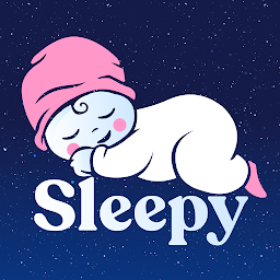 「眠そうな赤ちゃん - ホワイトノイズ」のアイコン画像