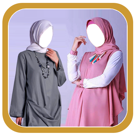 Hijab Dress Photo Suit logo