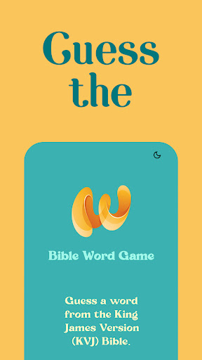 Android application Bible Word Guess Game screenshort