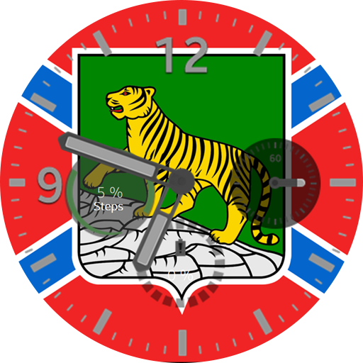 Владивосток Флаг Циферблат logo