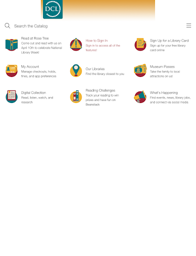 Screenshot of Delaware County Libraries