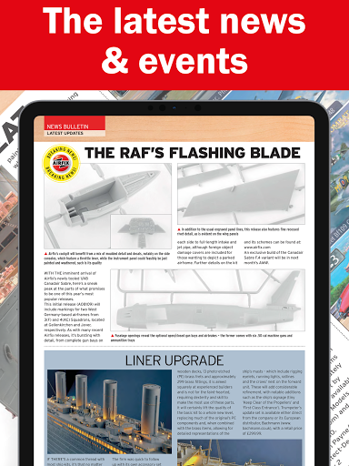 Screenshot of Airfix Model World Magazine