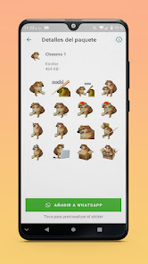 Screenshot 1 Cheems Stickers para WA android