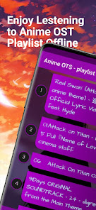 Screenshot 1 Anime OST - Playlist Offline android