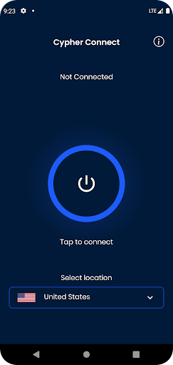 Android application Cypher Connect screenshort