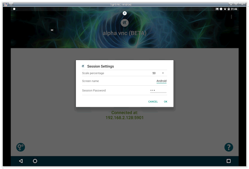 alpha vnc lite Screen 3