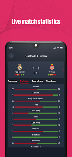 Football live score Screen 3