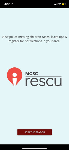 Android application MCSC rescu screenshort