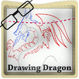 Drawing a dragon tutorials icon
