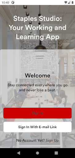 Android application Staples Studio screenshort