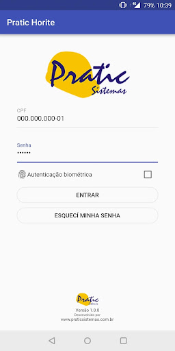 Android application Pratic Holerite screenshort