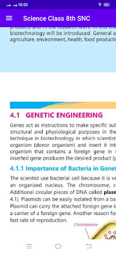 Science Class 8th SNC Textbook