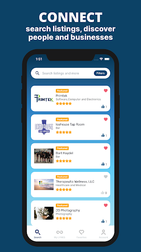 Android application LYNK UP screenshort