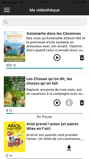 Android application Médiathèque Numérique screenshort