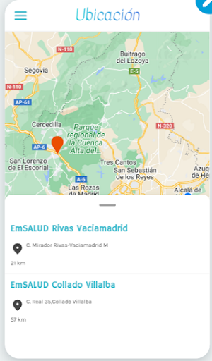 EmSALUD Screen 2
