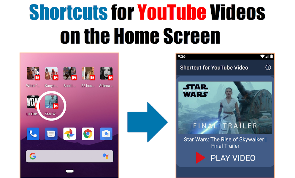  Shortcut for YouTube 