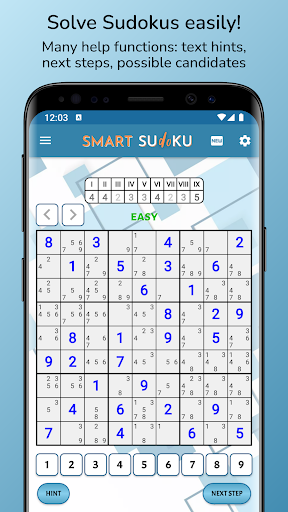 Android application Smart Sudoku screenshort