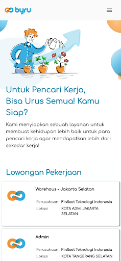 Android application Byru screenshort